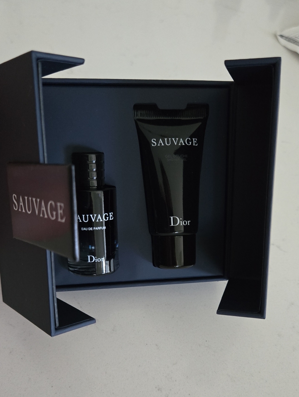 Brand New in box Dior Sauvage Mens Set Dior Sauvage set with a sleek black box